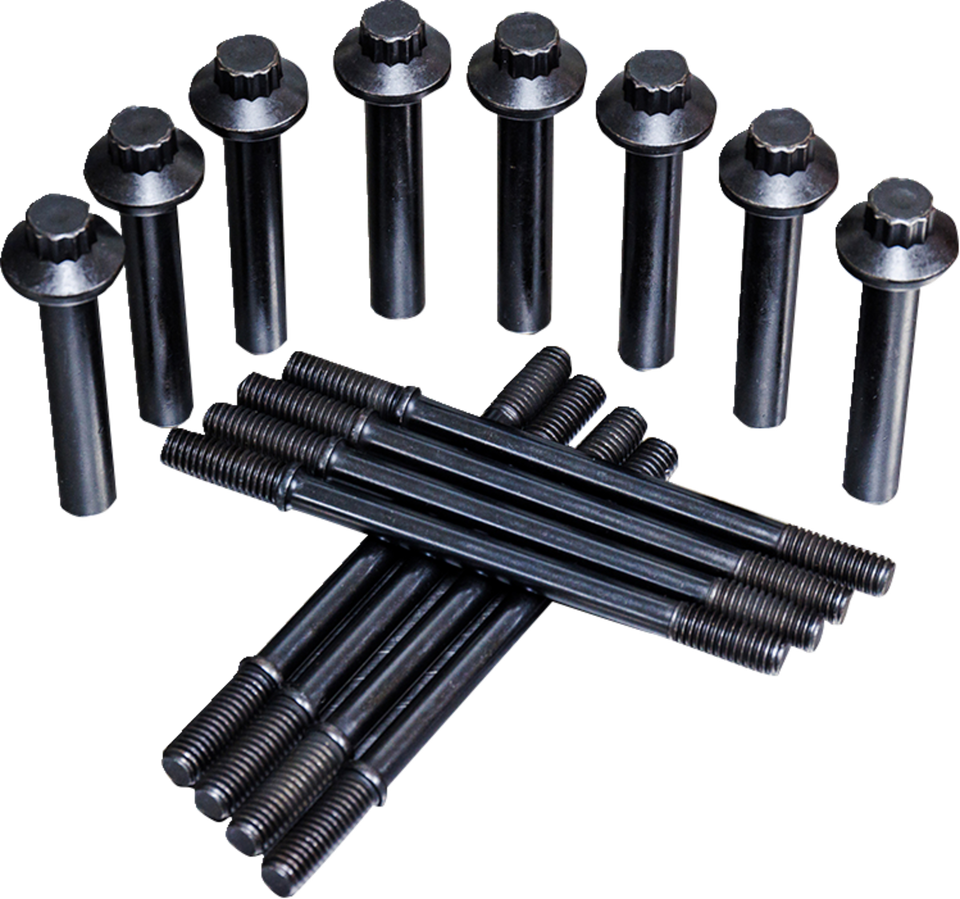 Cylinder Stud & Head Bolt Kit - 8 Pack - 17-23 M8 Models