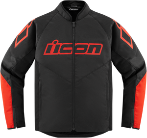 Hooligan™ CE Jacket - Black/Orange - Small - Lutzka's Garage