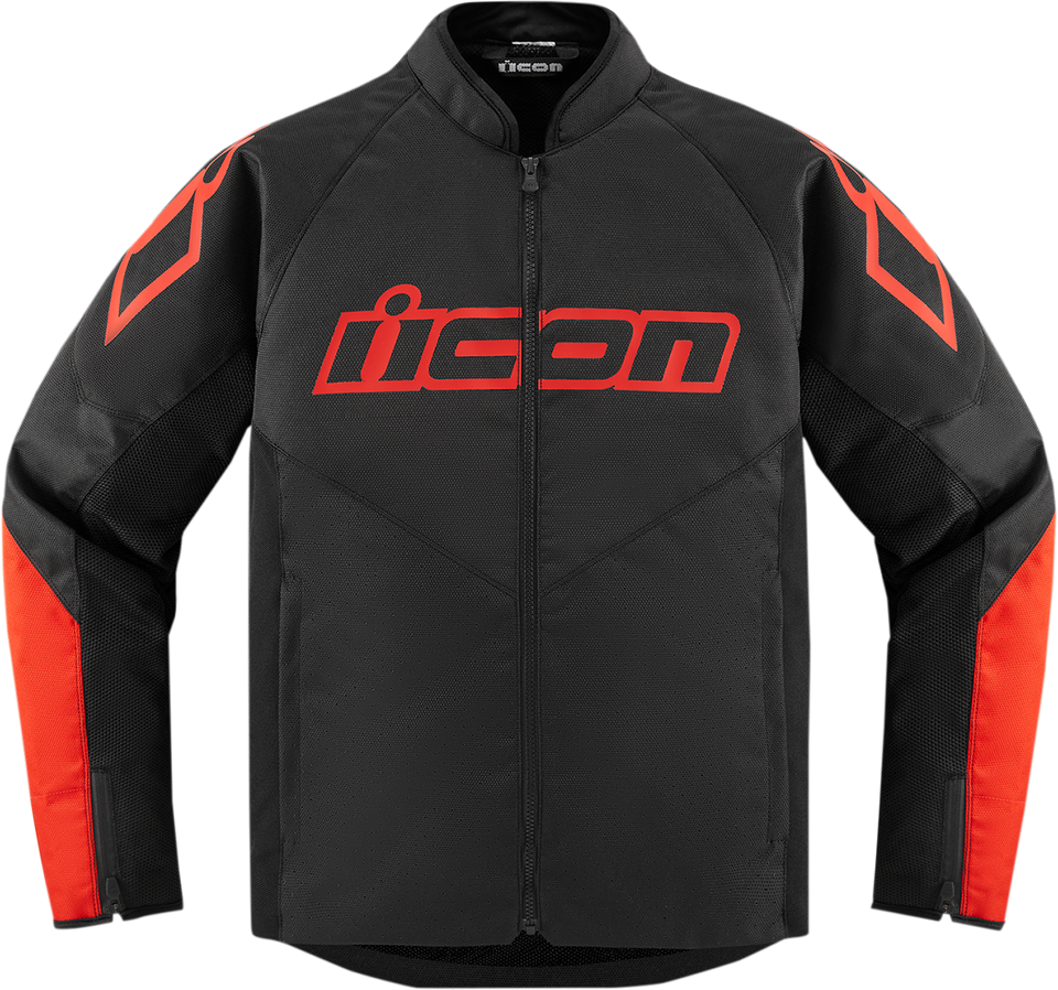 Hooligan™ CE Jacket - Black/Orange - Small - Lutzka's Garage