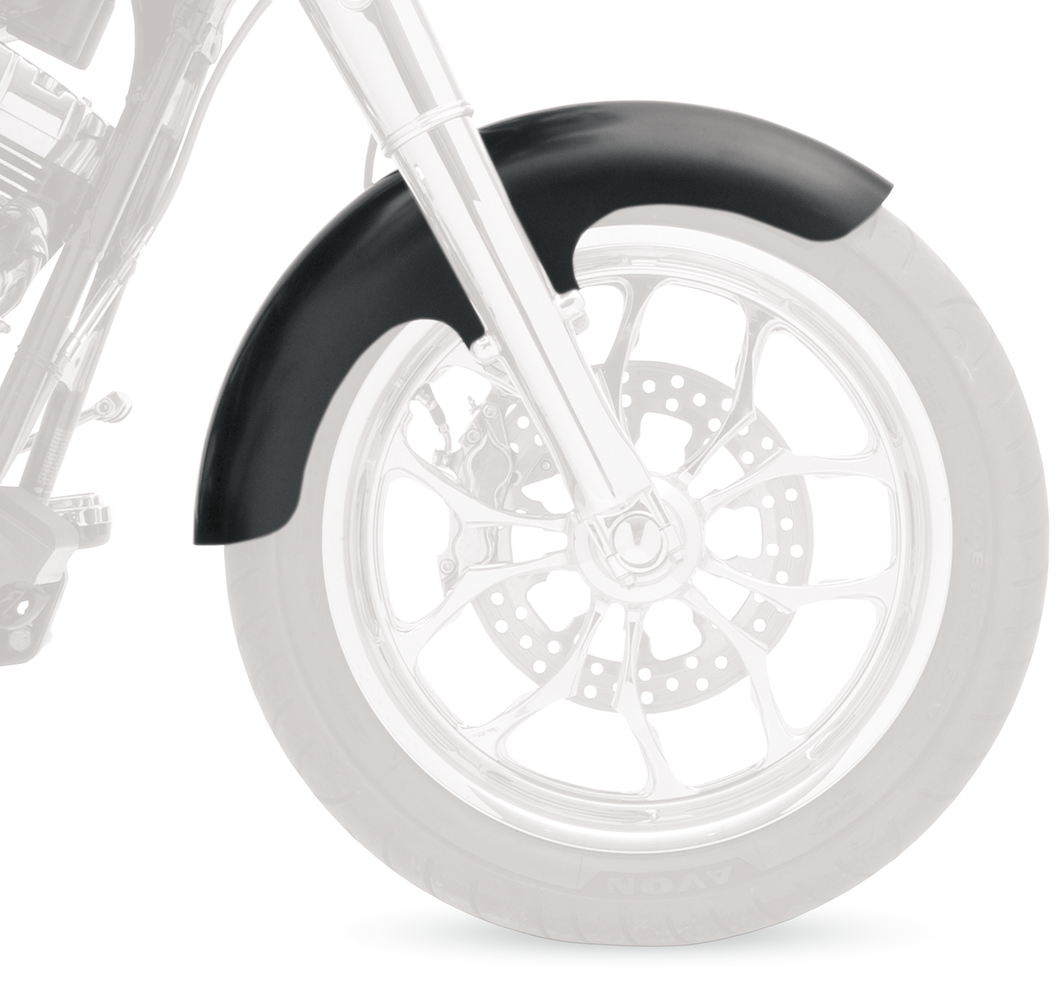 Thickster Front Fender Kit - Black - Steel - 21