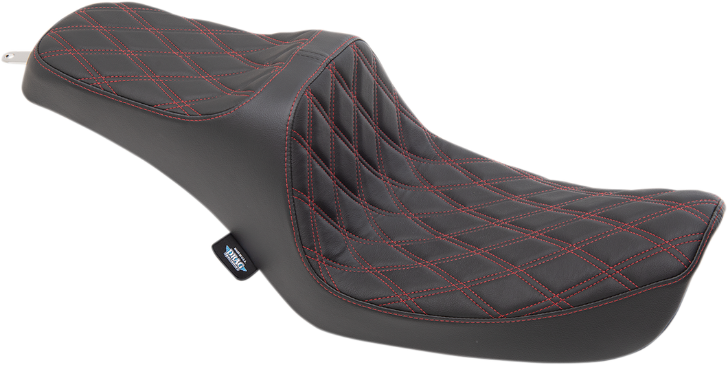 Predator III Seat - Double Diamond - Red Stitching - FXD 96-03