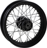 Wheel - Laced - 40 Spoke - Rear - Black - 16x3 - 08+ XL - Lutzka's Garage