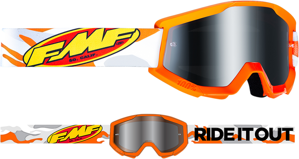 PowerCore Goggles - Assault - Gray - Silver Mirror - Lutzka's Garage