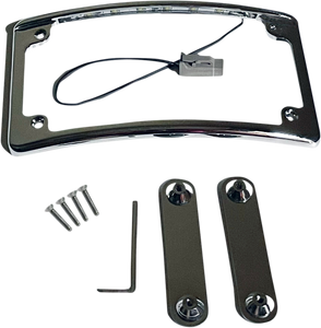 Illuminated CVO License Plate Frame - Chrome - Lutzka's Garage