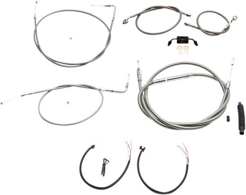 Handlebar Cable/Brake Line Kit - Complete - 15