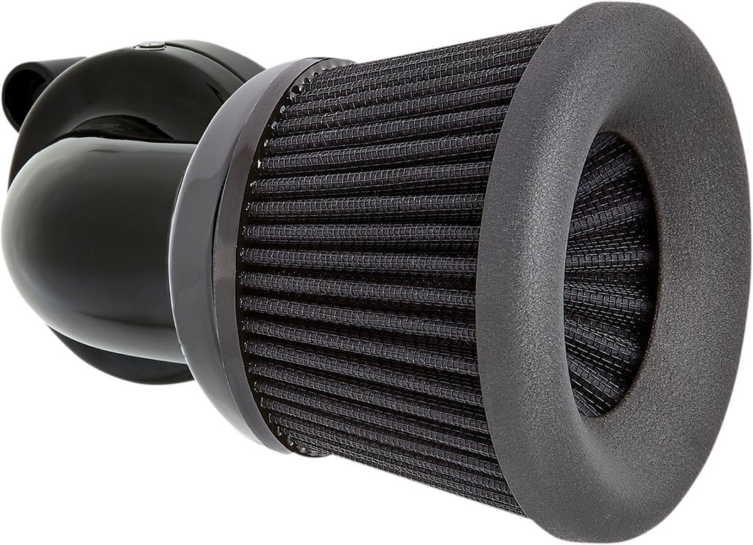 Velocity 90° Air Cleaner Kit - Black - Lutzka's Garage