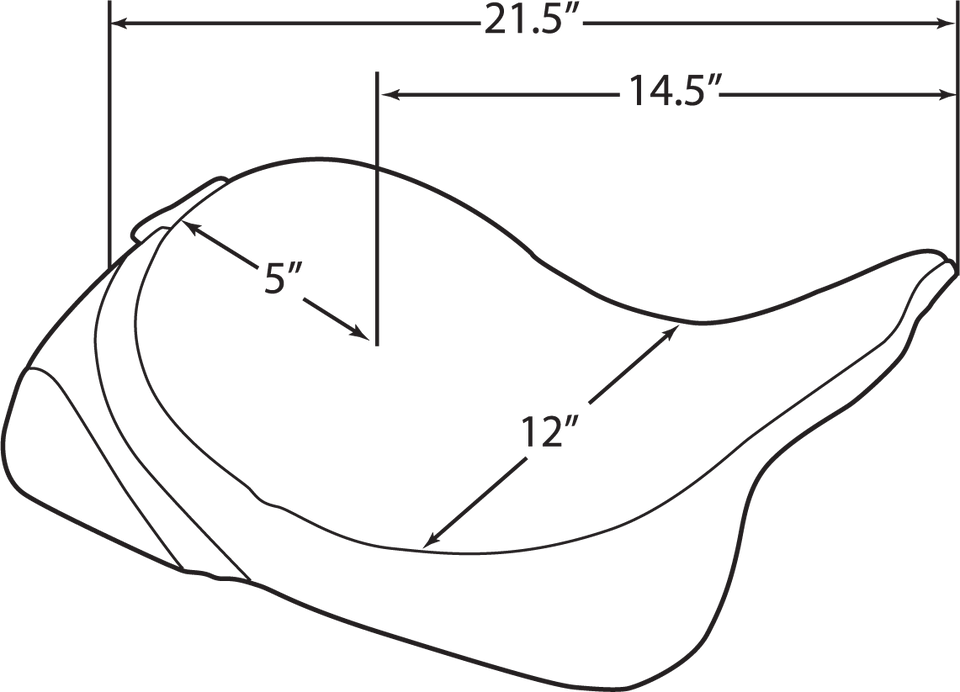 Solo Seat - Mild Stitched - Driver Backrest - FL 08-22