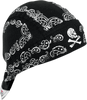 Flydanna® Head Wrap - Black Paisley - Lutzka's Garage