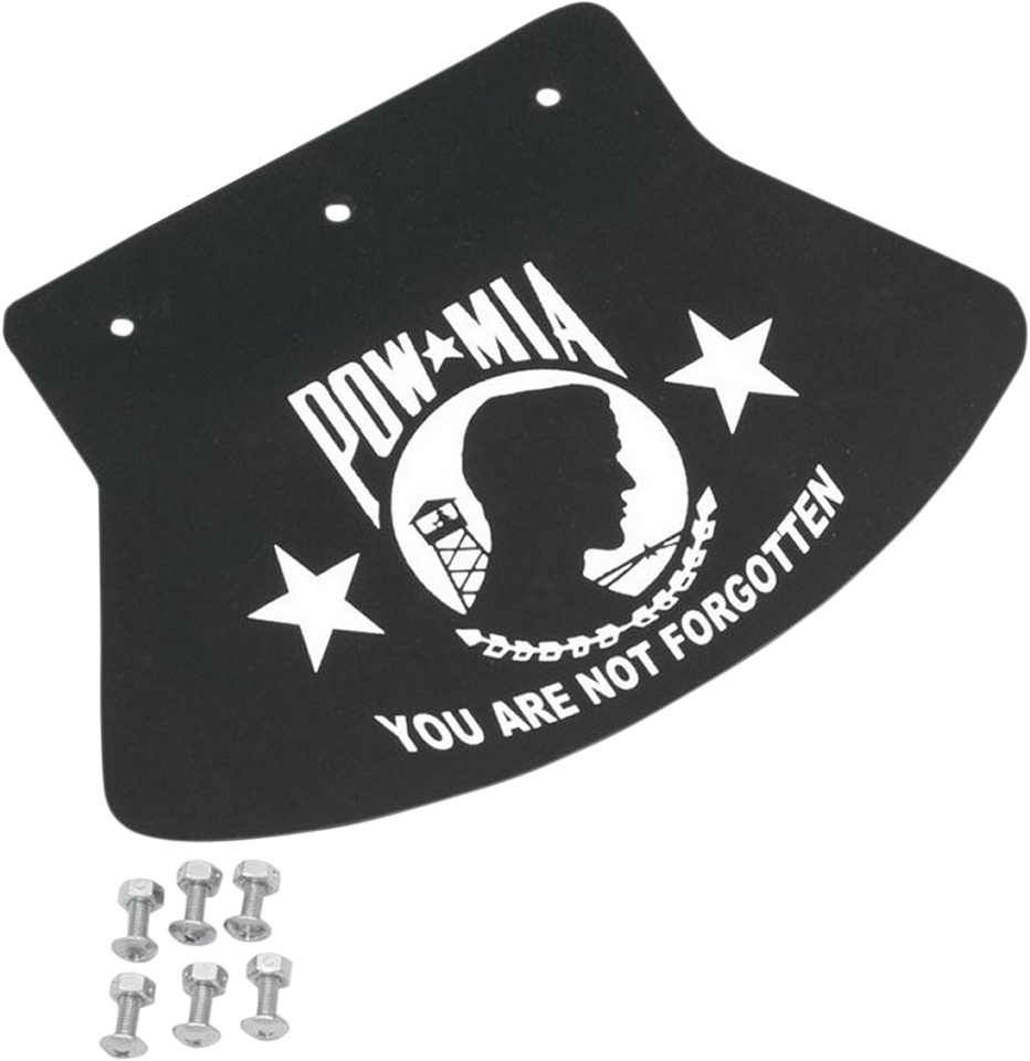 Mud Flap - POW-MIA - 9.5" W x 6.5" H