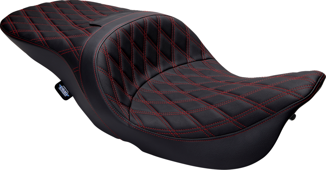 Freedom Seat - Vinyl - Double Diamond Red Stitch - FLH 97-07