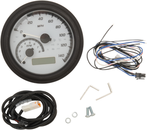 MXV Series Analog Gauge System - White/Gray/Black - Lutzka's Garage