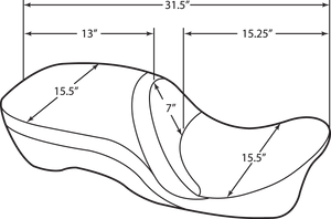 Touring Seat - Mild Stitch - FL 09-22
