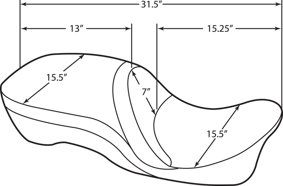 Touring Seat - Mild Stitch - FL 09-22