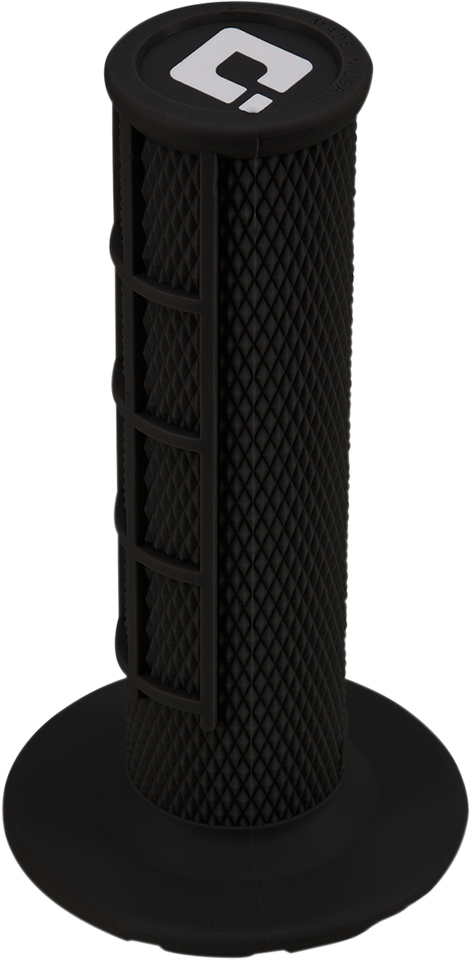 Grips - MX - Half Waffle - Black - Lutzka's Garage