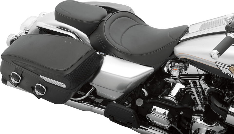 Solo Seat - Mild Stitched - Driver Backrest - FLH 97-07