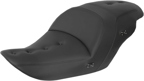 Heated Roadsofa™ Pillow Top Seat - Without Backrest - Black - Lutzka's Garage