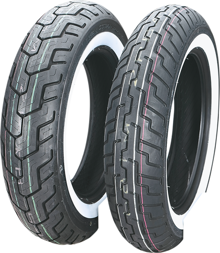 Tire - D404 - Wide  Whitewall - Rear - 150/90-15