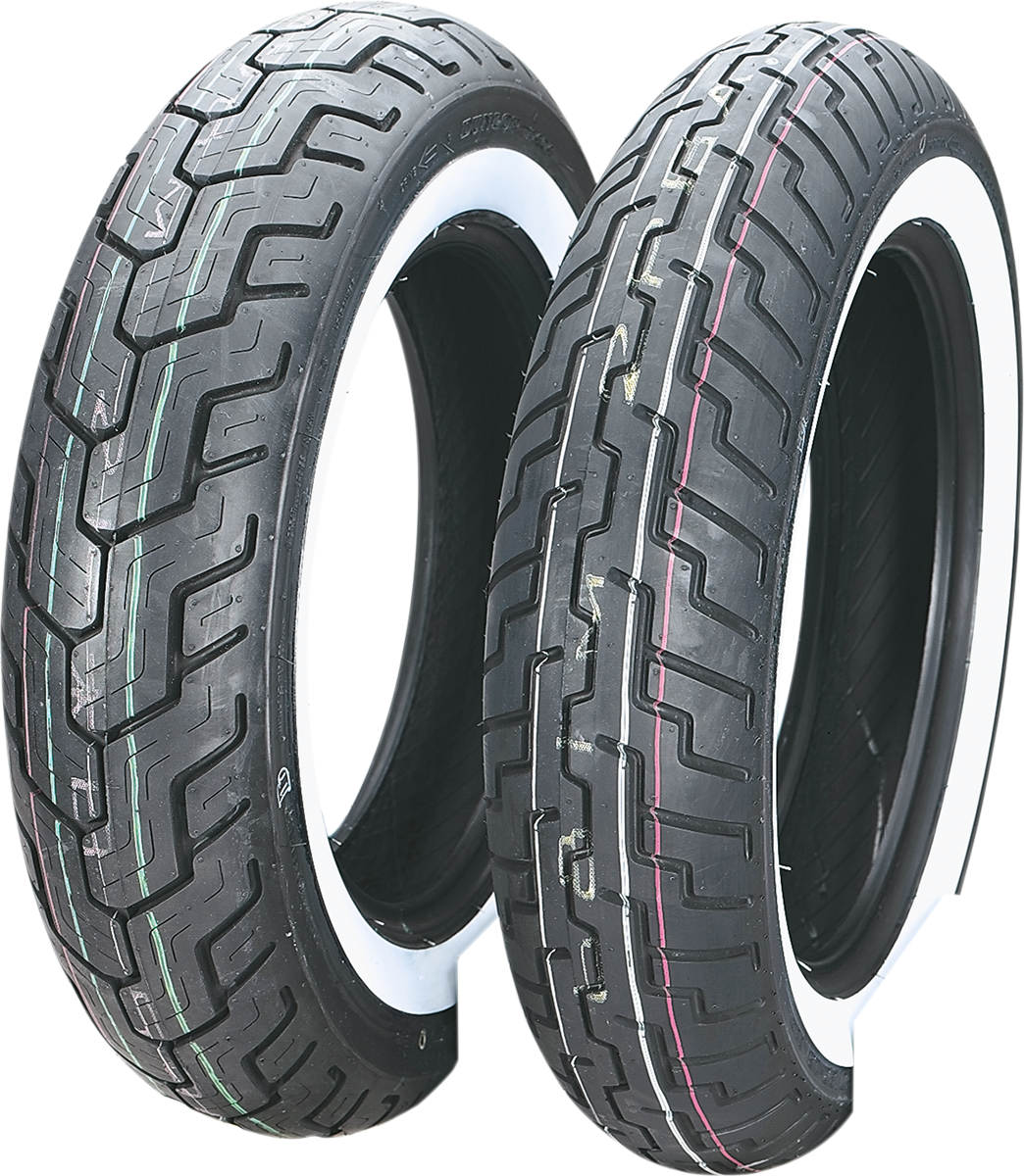 Tire - D404 - Front - Wide Whitewall - 150/80-16