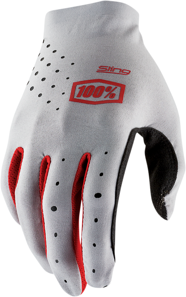 Sling MX Gloves - Gray - Small - Lutzka's Garage