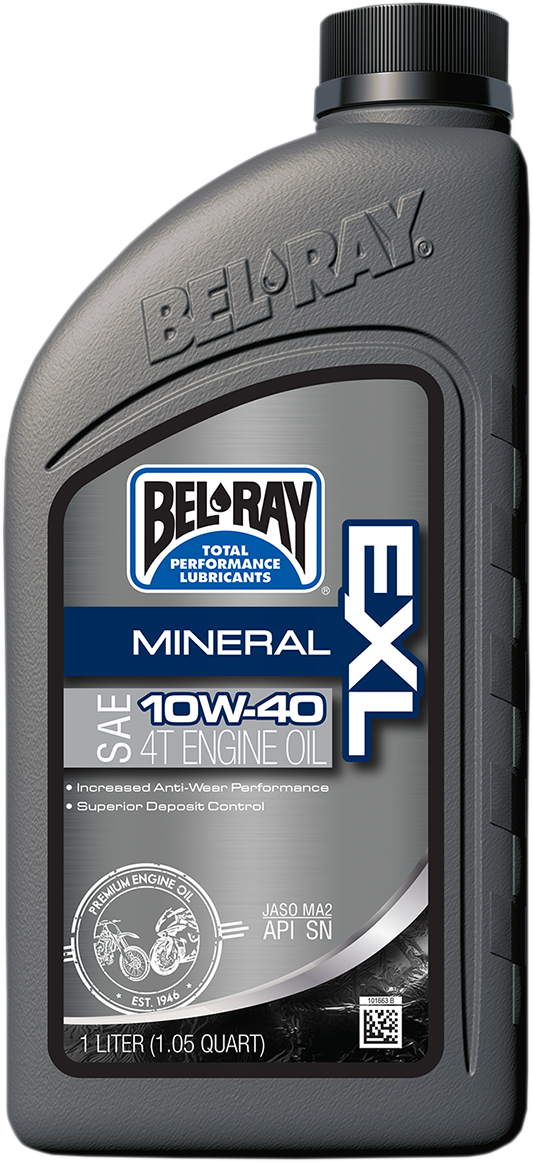 EXL 4T Mineral Oil - 10W-40 - 1 L - Lutzka's Garage