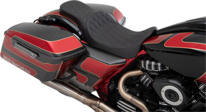 Predator 2-Up Seat - Double Diamond - Black Stitching - FL 08-22