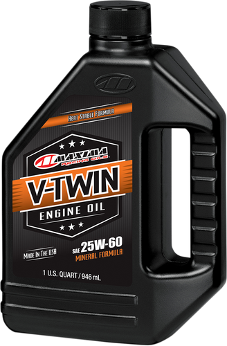 V-Twin Oil - 25W-60 - 1 U.S. quart