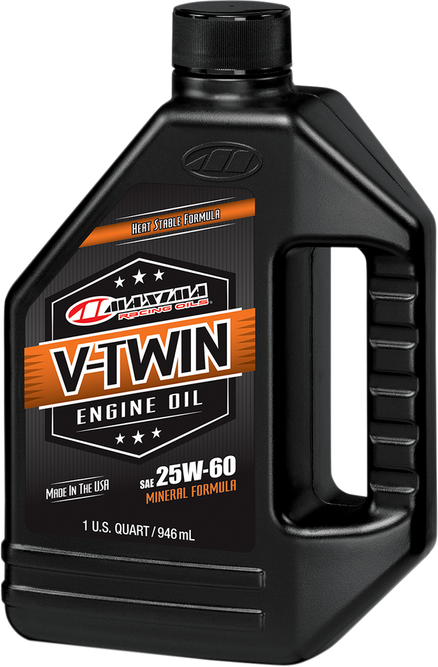 V-Twin Oil - 25W-60 - 1 U.S. quart