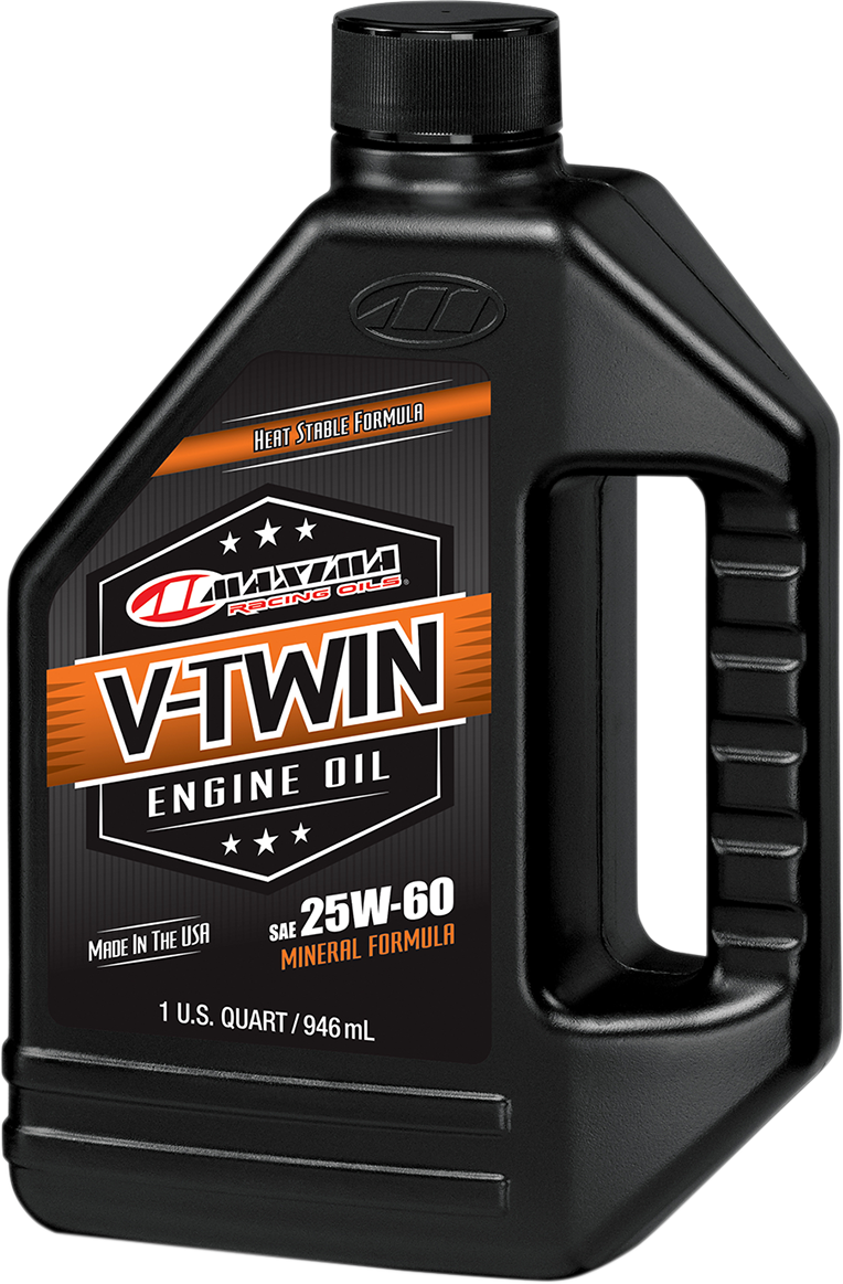 V-Twin Oil - 25W-60 - 1 U.S. quart