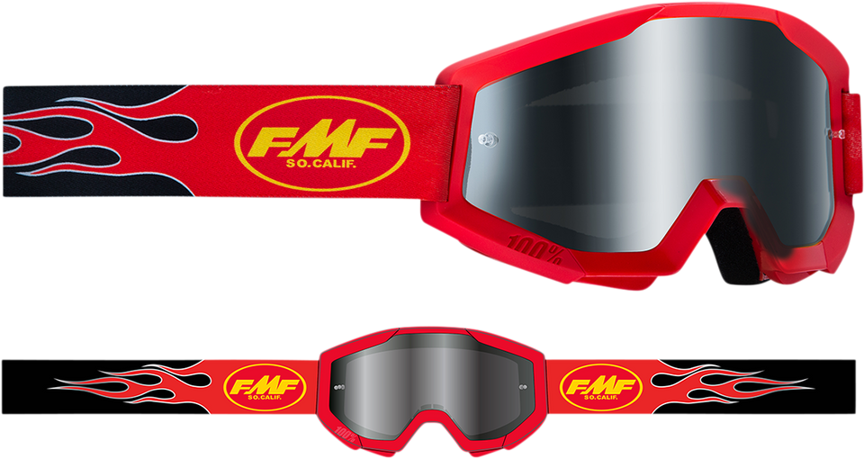 PowerCore Sand Goggles - Flame - Red - Smoke - Lutzka's Garage