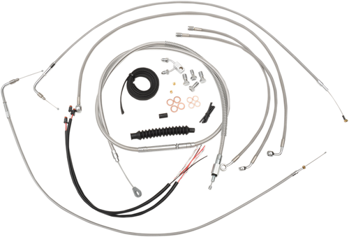 Handlebar Cable/Brake Line Kit - Complete - 15