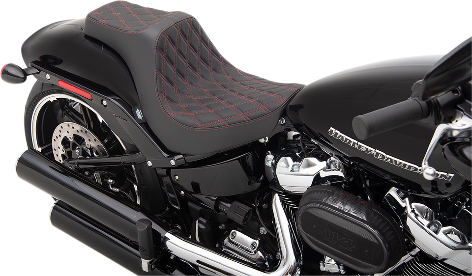 Predator III Seat - Double Diamond - Red Stitching - FXBR/S 18-22