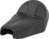 Dominator Seat - w/ Backrest - Black w/ Silver Stitching - XL 04-22