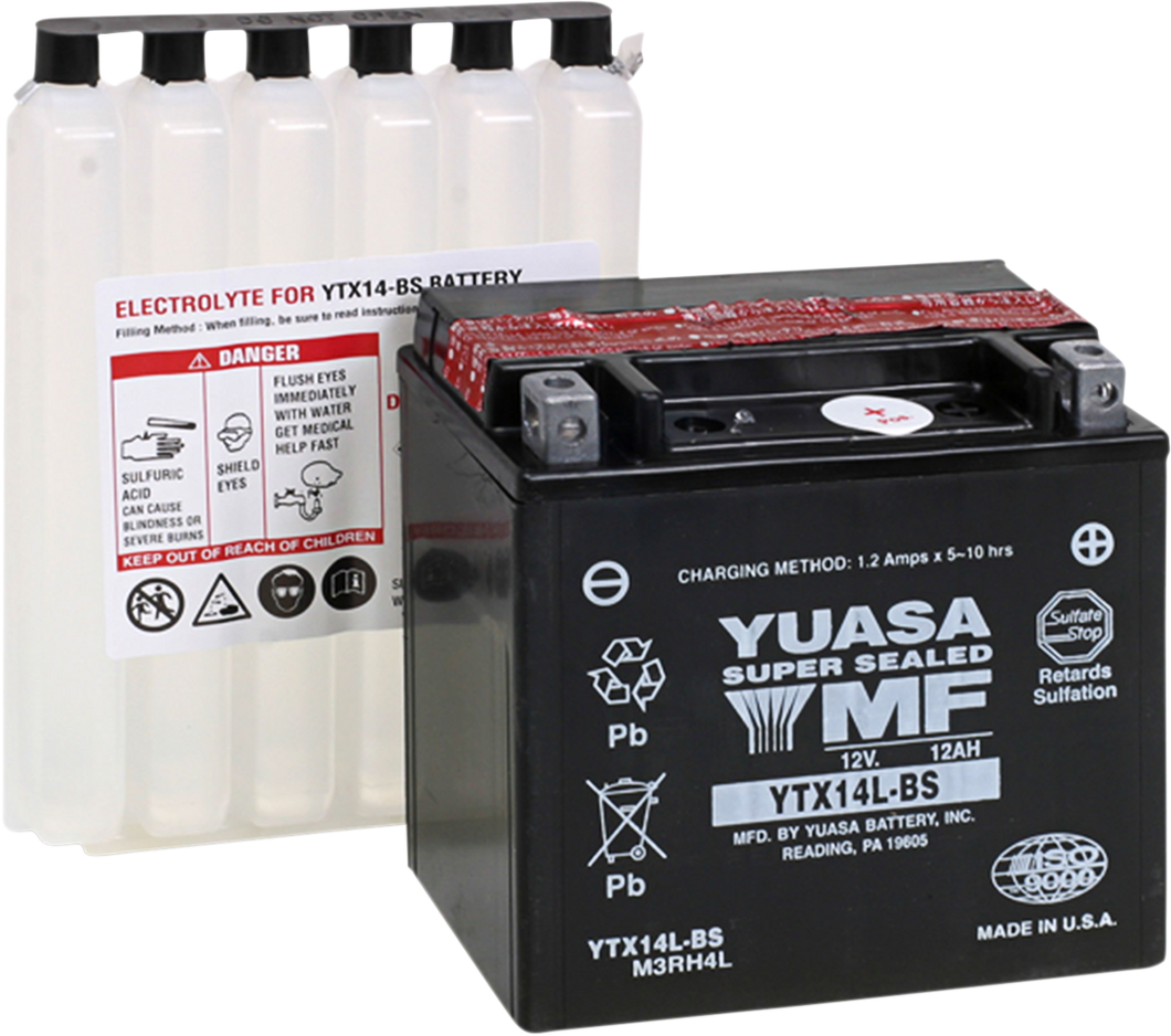 AGM Battery - YTX14L-BS .69 L