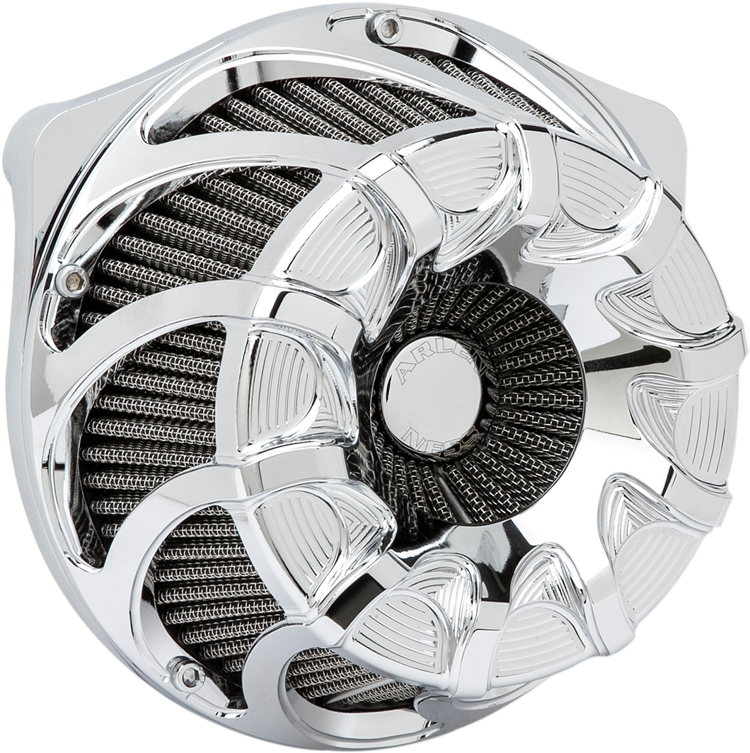 Drift Air Cleaner - Chrome - Twin Cam - Lutzka's Garage