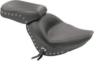 Wide Pillion Seat - Studded - Softail 06-10