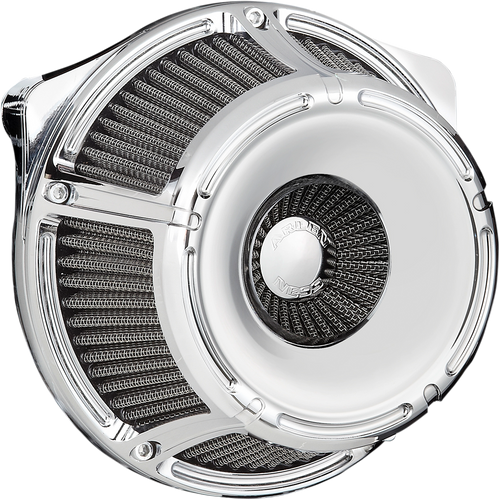 Slot-Track Air Cleaner - Chrome - Big Twin - Lutzka's Garage