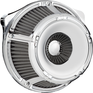 Slot-Track Air Cleaner - Chrome - Big Twin - Lutzka's Garage