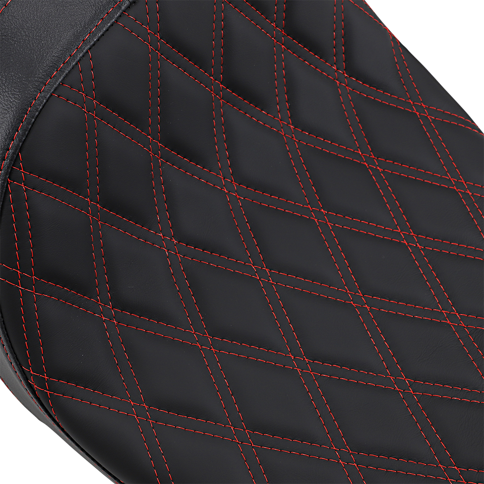 Predator 2-Up Seat - Double Diamond - Red Stitching - FL 08-22