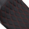 Predator 2-Up Seat - Double Diamond - Red Stitching - FL 08-22