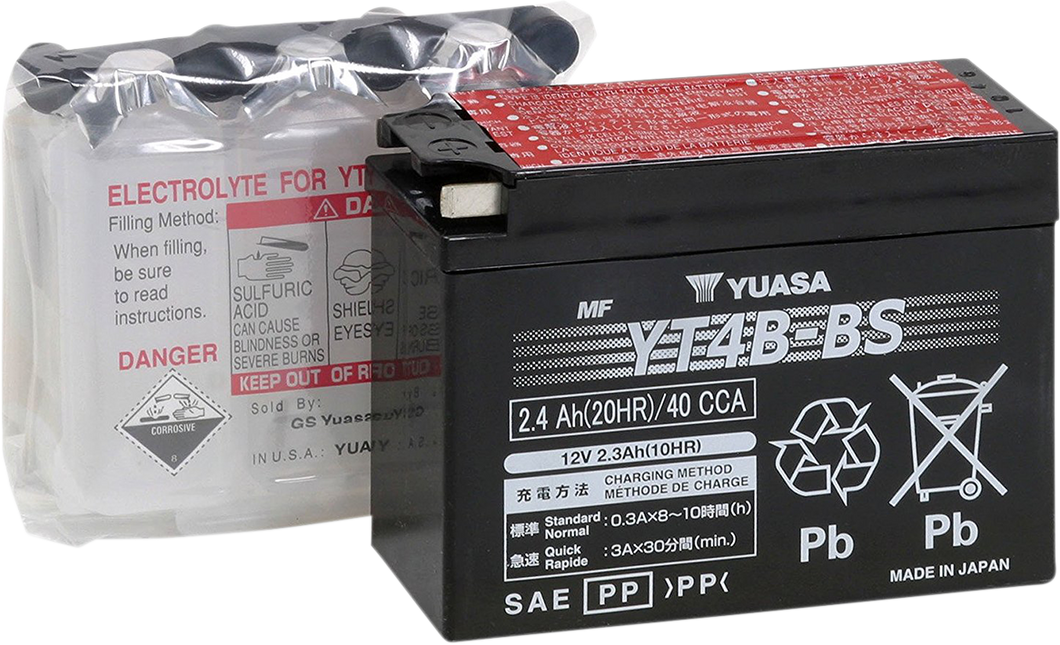 AGM Battery - YT4B-BS .12 L