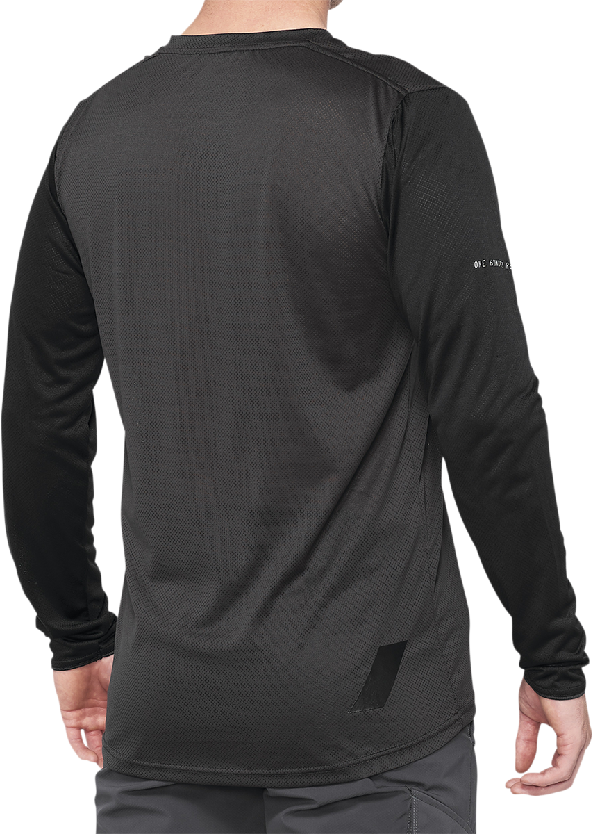 Ridecamp Jersey - Long-Sleeve - Black/Charcoal - Small - Lutzka's Garage