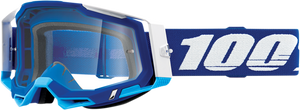 Racecraft 2 Goggles - Blue - Clear - Lutzka's Garage