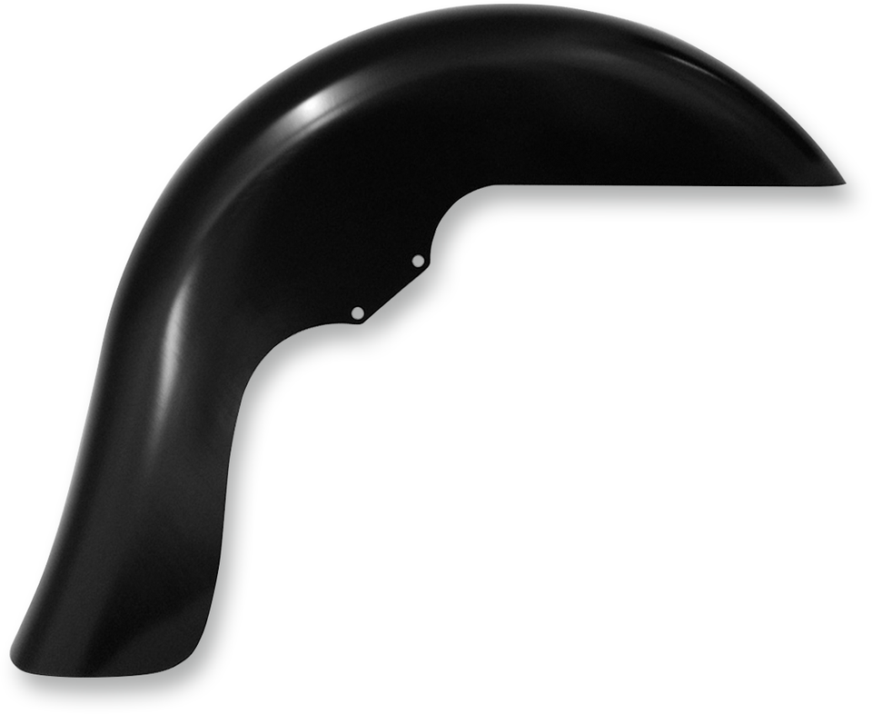 WFB™ Benchmark Front Fender - Steel - Black - For Raked Trees - 23" - Lutzka's Garage