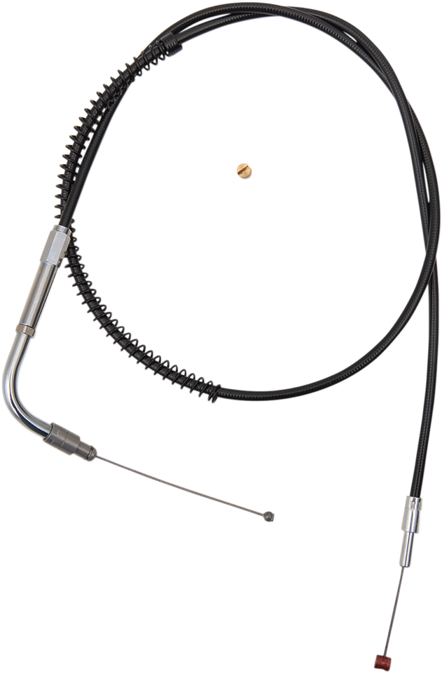 Throttle Cable - +3" - Black - Lutzka's Garage