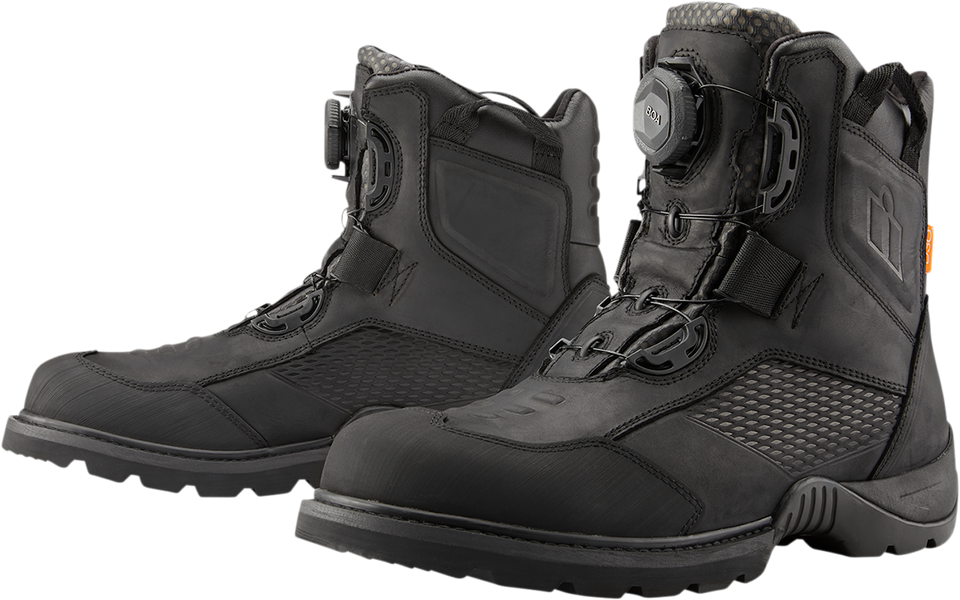 Stormhawk Boots - Black - Size 8 - Lutzka's Garage