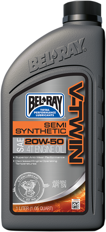 V Twin Semi Synthetic Oil - 20W-50 -1 L