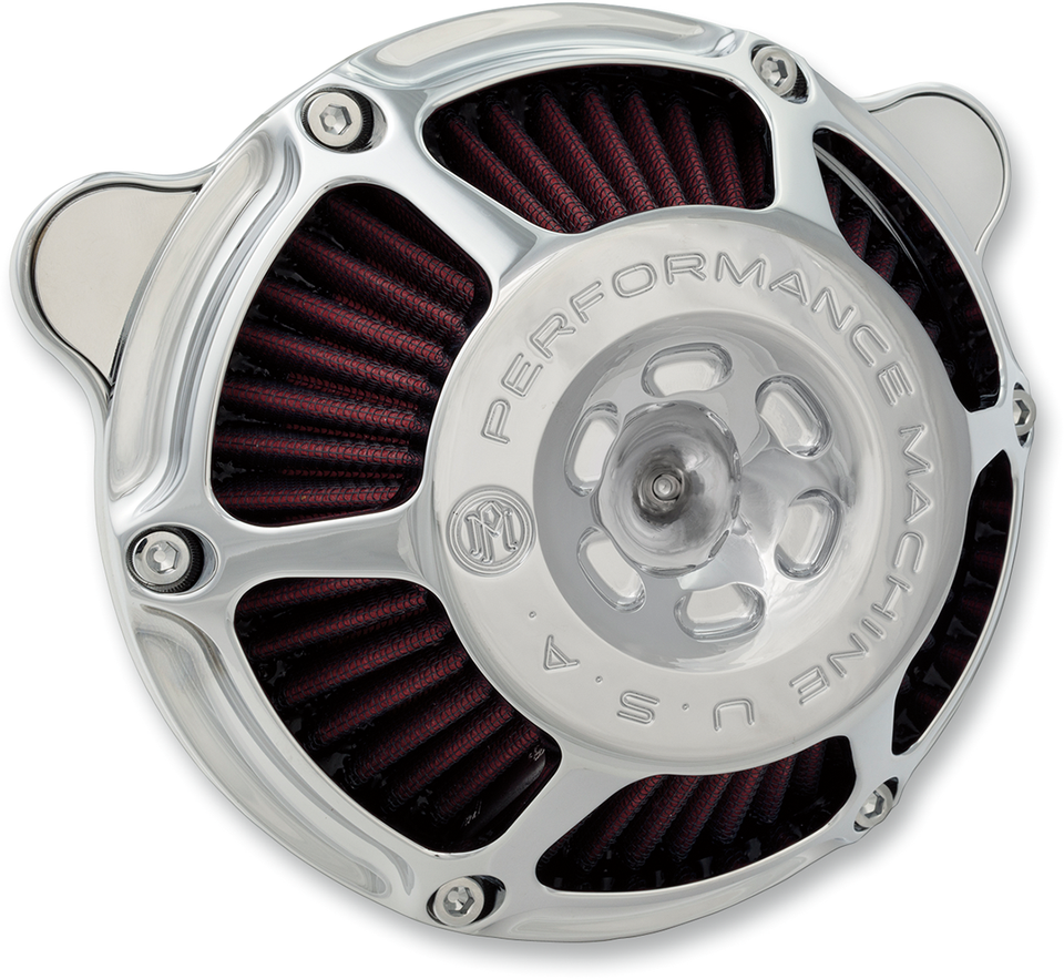 Max HP Air Cleaner - Chrome - Indian - Lutzka's Garage