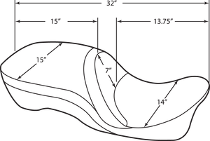Touring Seat - Double Diamond - FL 97-07