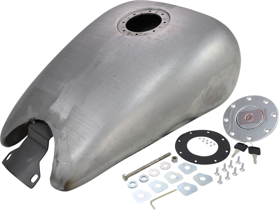 Single Locking Aero Cap Gas Tank - 2" Extended