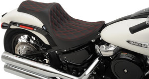 Predator III Seat - Double Diamond - Red Stitching - FL/FX 18-22